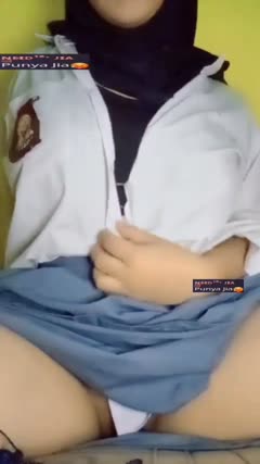VCS Dedek Jia Ukhti Omek Masih Pake Seragam Sekolah Nakal