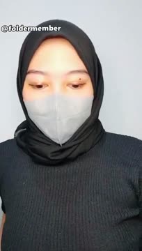 Live Show ML Chaca Hijab Mode Black